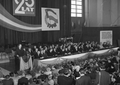 Październik 1969, Rzeszów. Konferencja z okazji 25-lecia Towarzystwa Przyjaźni Polsko-Radzieckiej.