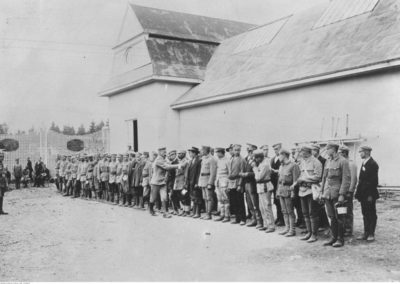 Sierpień 1914, Kraków. Oddziały Strzelców w „Oleandrach” w Krakowie