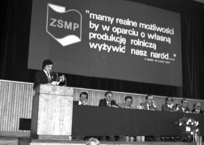 20 kwietnia 1980. Zjazd Związku Socjalistycznej Młodzieży Polskiej.